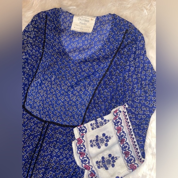 Long Linen feel double layered dress - Picture 1 of 3